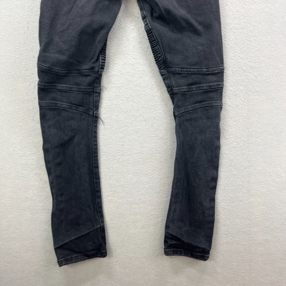 Rue21 Skinny Arc Supreme Flex Jeans Mens 30x30.5* Black Distressed Denim Pants - Picture 6 of 13